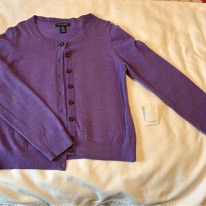 Banana Republic Purple Women's Cardigan